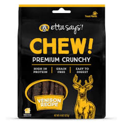 ETTA SAYS! Chew! Crunchy Chews Venison 4.5oz