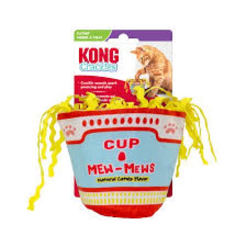 KONG Crackles Cup of Mew-Mews Cat Toy 1ea