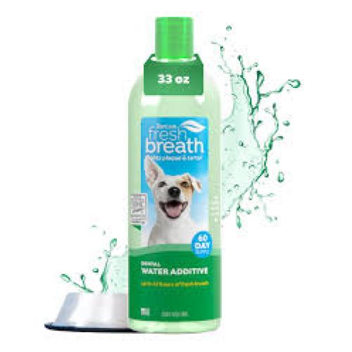 TropiClean Fresh Breath Dental Water Add 33floz
