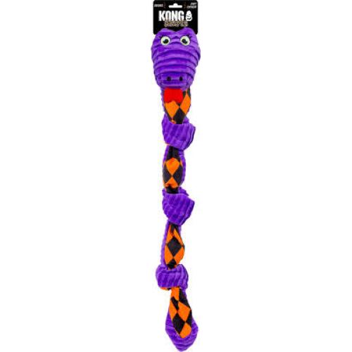 KONG HALLOWEEN KNOTS SNAKE PURPLE MED/LG