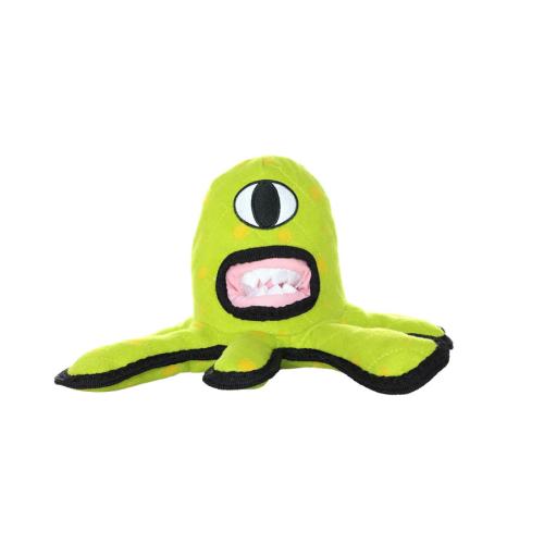Tuffy Alien Durable Dog Toy Green, 1ea/12 in