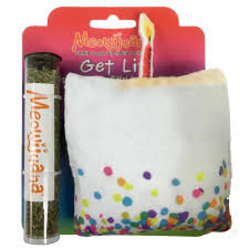Meowijuana Get Lit Birthday Cake Toy