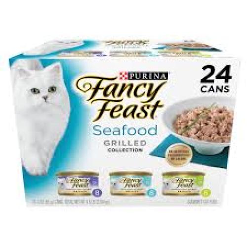Fancy Feast Grilled Seafood Variety 3oz/24pk