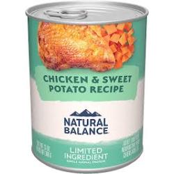 Natural Balance Pet Foods L.I.D. Chicken & Veg Wet Dog Food 13 oz