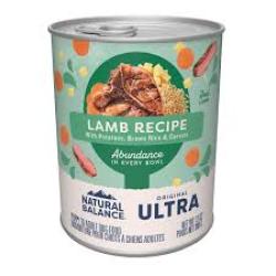 Natural Balance Ultra Premium Lamb & Brown Rice Wet Dog Food 13oz