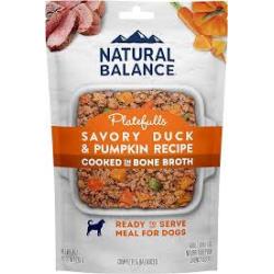 Natural Balance Platefulls Duck & Pumpkin Wet Dog Food 9 oz