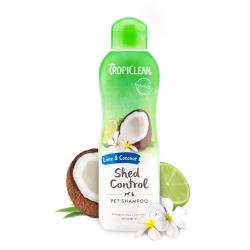 TropiClean Lime Coconut Shed Control Shampoo for Pets 20 oz