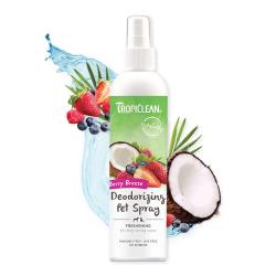 TropiClean Berry Breeze Deodorizing Spray for Dogs 8 oz