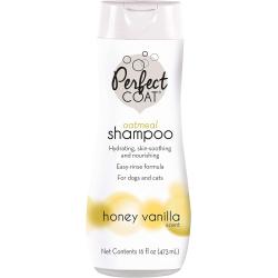 Perfect Coat Oatmeal Shampoo Honey & Vanilla Scent 16 oz