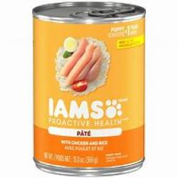 IAMS Proactive Health Pat Puppy Chicken & Rice Wet Dog Food 13 oz