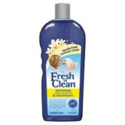 PetAg Fresh 'n Clean Whitening Snowy-Coat Dog Shampoo, Vanilla Scent, 18-fl oz bottle