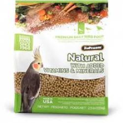 ZuPreem Natural Smart Pellets Bird Food for Medium Birds 2.25 lbs
