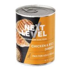 Next Level Chicken & Rice Wet Dog Food 12.5 oz