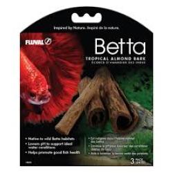 Fluval Betta Tropical Almond Bark 3 pack