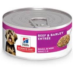 Hill's Science Diet Adult Small Breed & Mini Breed Beef & Barley Entree 5.8 oz
