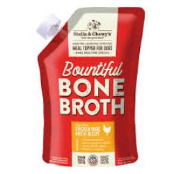 Stella & Chewy's Bountiful Bone Broth Cage-Free Chicken Recipe Meal Topper for Dogs, 16 oz.