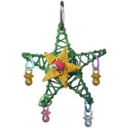 A & E Cages Happy Beaks Star Power Bird Toy 1ea/One Size
