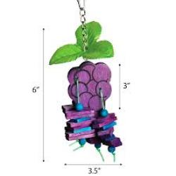 A & E Cages Grapes Bird Toy