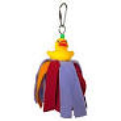 A & E Cages Happy Beaks Fuzzy Duck Comforty Bird Toy