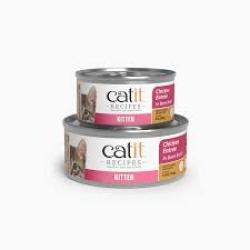 Catit Recipes Chicken Entree in Bone Broth for Kittens - 3oz