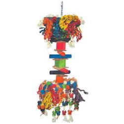 A & E Cages Happy Beaks Hairy Monster Bird Toy 1ea/LG