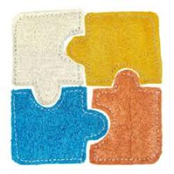 A & E Cages Nibbles Piece Out Puzzle Loofah Chew Small Animal Che