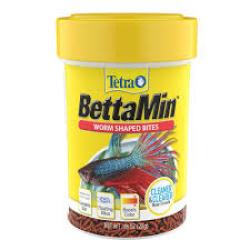 Tetra Betta Worm Shaped Bites Fish Food 0.98 oz