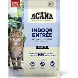 Acana Indoor Dry Cat Food Whole Herring & Raw Salmon, 1ea/4 lb