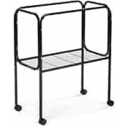 A & E Cages Happy Beaks Cage Stand for 26x14 Cages Black