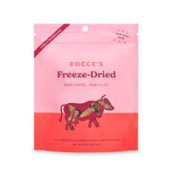 Bocce's Bakery Beef Liver Freeze-Dried Treats, 3-oz bag