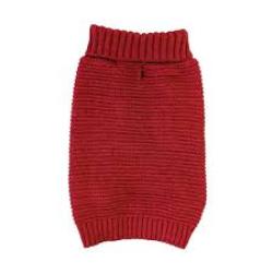 Fashion Pet Chenille Sweater Red LG