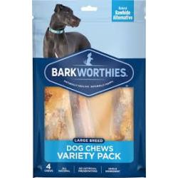 Barkworthies Variety Pack LG Breed 4pc