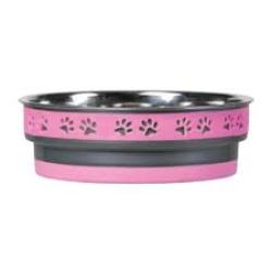 Loving Pets Corsa Pet Bowl Fiery Pink MD