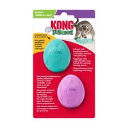 Kong Infused Catnip Egg Cat Toy 2pk