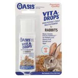 Oasis Vita Drops Multivitamin Supplement for Rabbits 2 oz