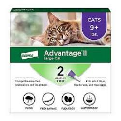 Elanco Advantage II Topical Flea Treatment & Prevention for Cats 4-Month Supply, 1ea/LG Cats (Over