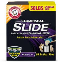 Arm & Hammer Clump & Seal Slide Multi-Cat Cat Litter 1ea/38 lb