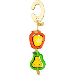 A & E Cages Nibbles Orchard Spindle Small Animal Toy 1ea/One Size