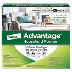 Elanco Advantage Household Fogger 1ea/2Oz Canisters, 3 pk