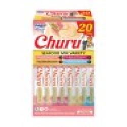 Inaba Churu Salmon & Tuna Variety Box Cat Treats 0.5 oz 20 ct