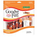 Good 'N' Fun Triple Flavor Kabob Dog Treats 12 OZ