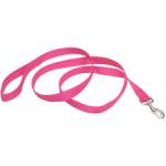1" Nylon 4' Neon Pink Leash