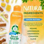 TropiClean Natural Flea Tick Soothing Shampoo for Dogs 20 oz