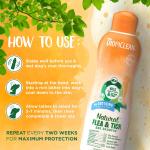TropiClean Natural Flea Tick Soothing Shampoo for Dogs 20 oz