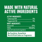 TropiClean Natural Flea Tick Spot On Treatment for Dogs 35-75 4pk