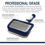 Four Paws Magic Coat Dual Sided De-shedder for Dogs