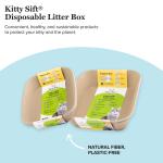 SmartyKat Kitty Sift Disposable Cat Litter Box Large 3 pack