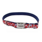 Coastal Red With Paws Collar