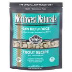 Northwest Naturals Frozen Raw Dog Food Trout Recipe, 6-lb