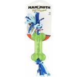 Mammoth Pet Products Cloth Dog Toy Rope w/TPR Bone Assorted 1ea/SM